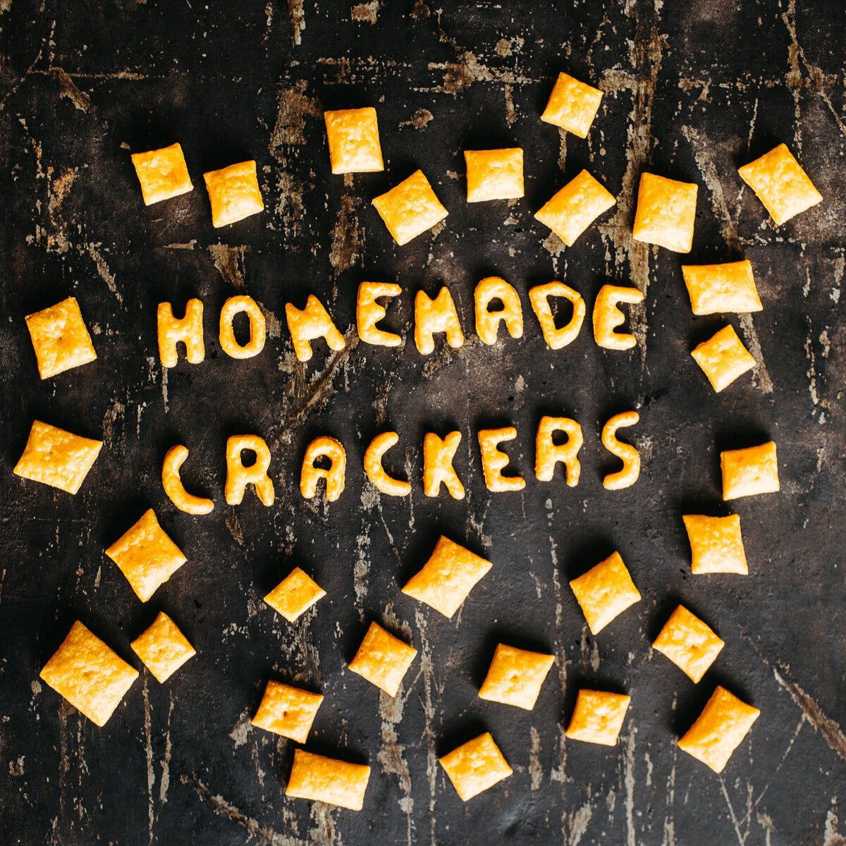 Homemade Cheez its