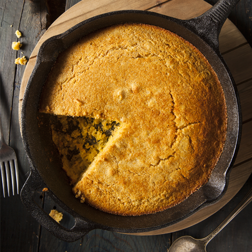 Cast Iron Skillet Cornbread - The Toasty Kitchen