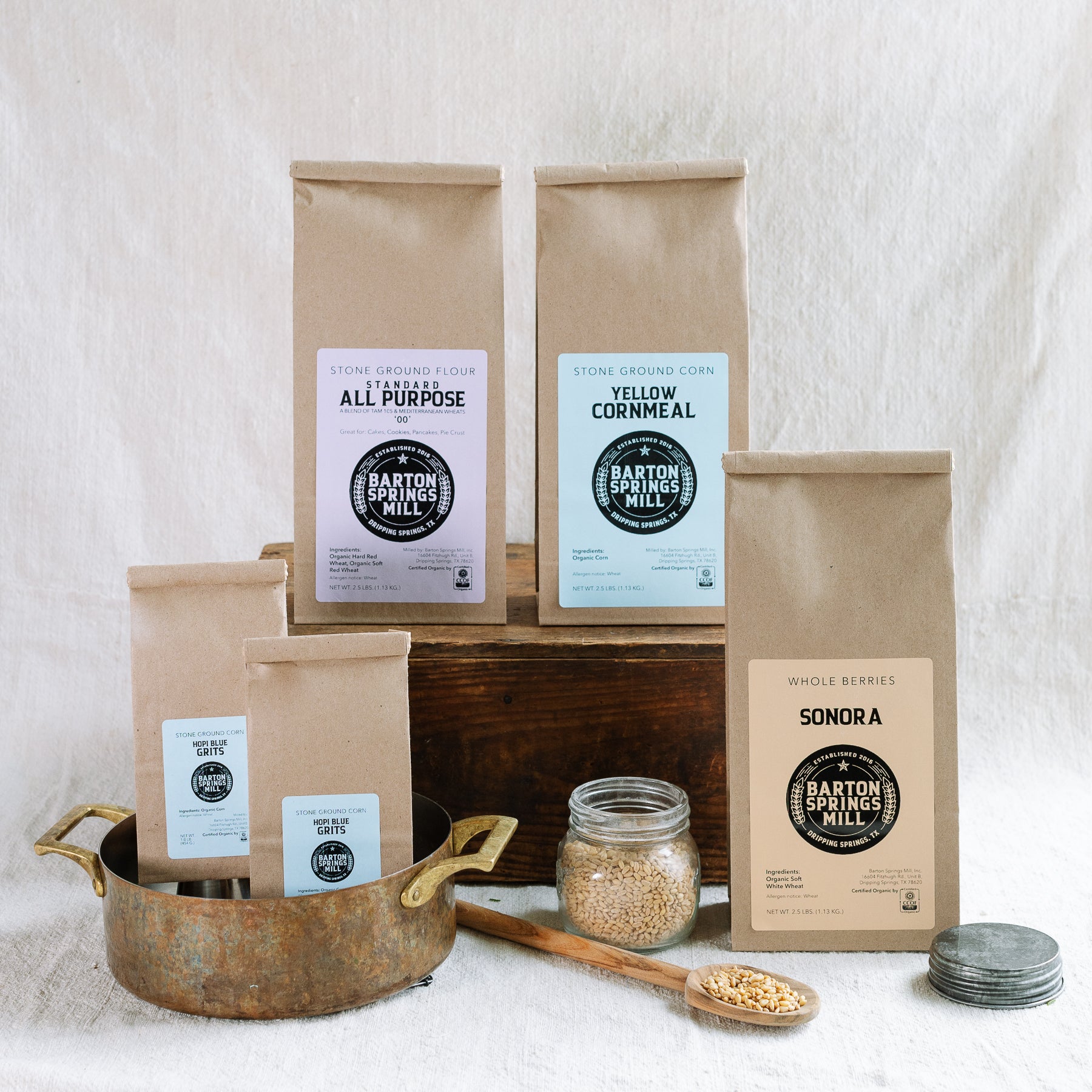 The Cook's Gift Kit (certified organic) With Recipe Cards