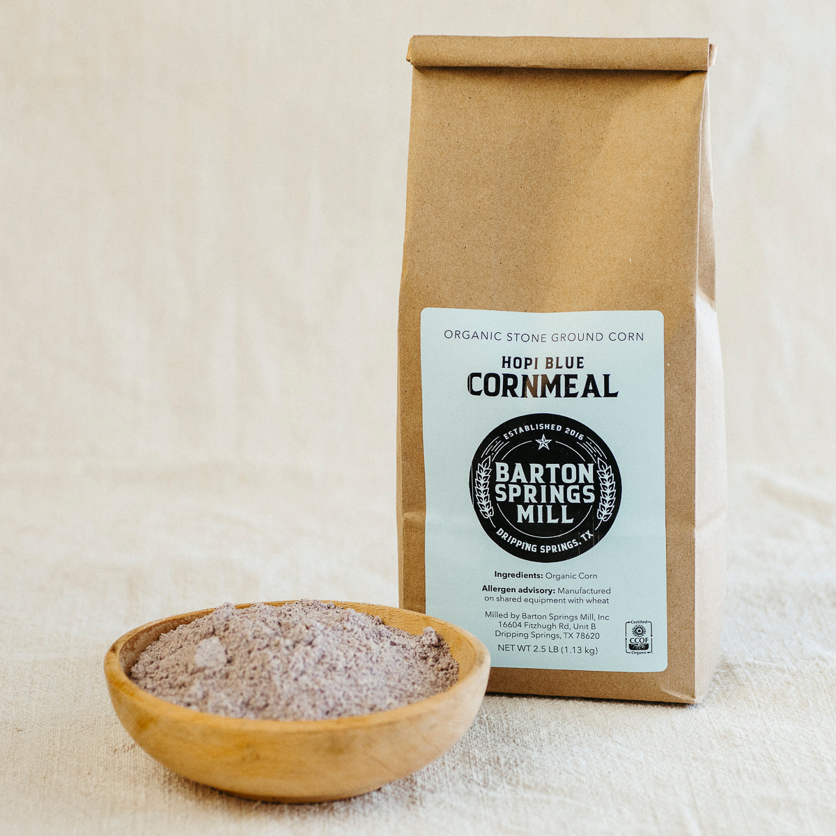 Stone Ground Cornmeal (certified organic)