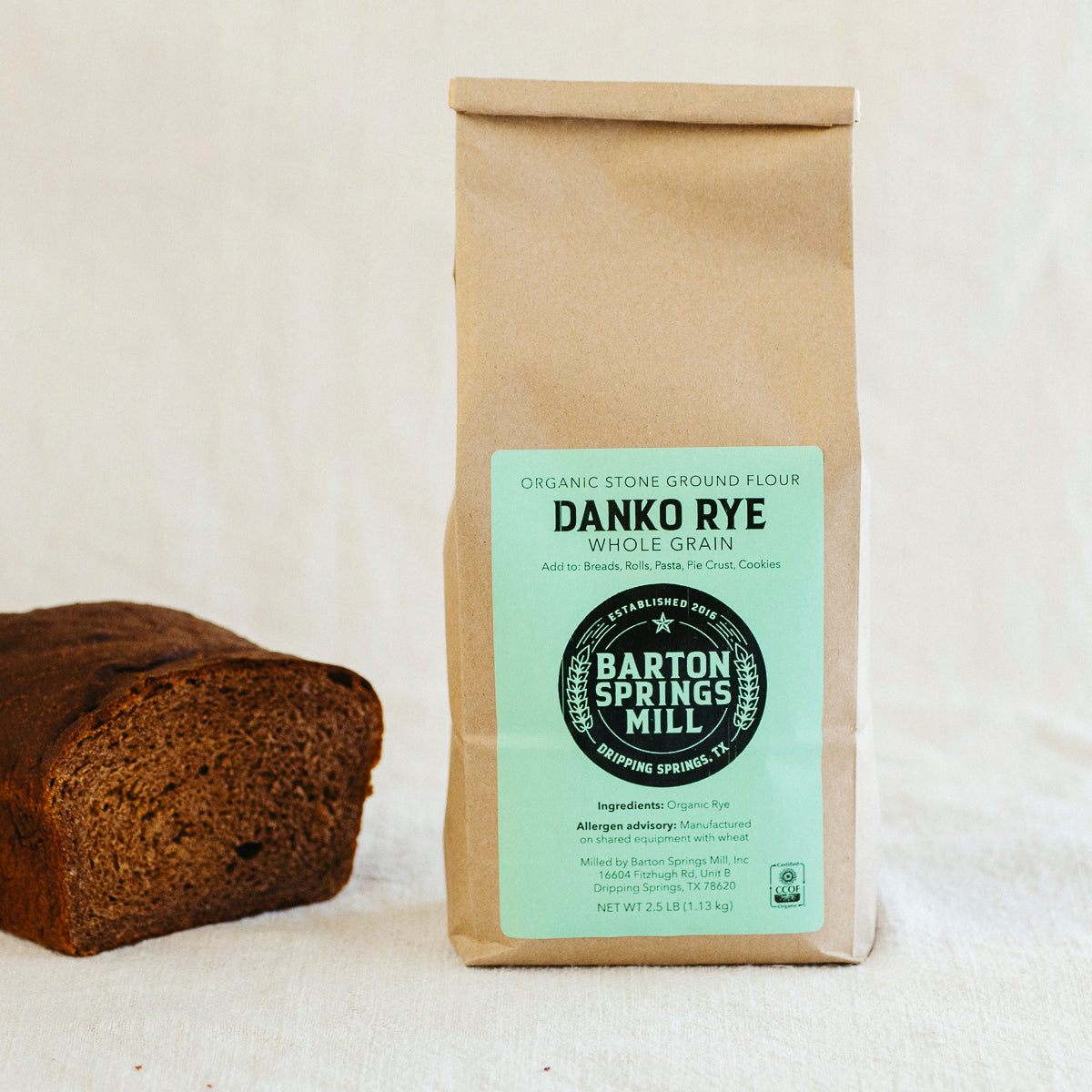 Danko Rye Flour (certified organic)