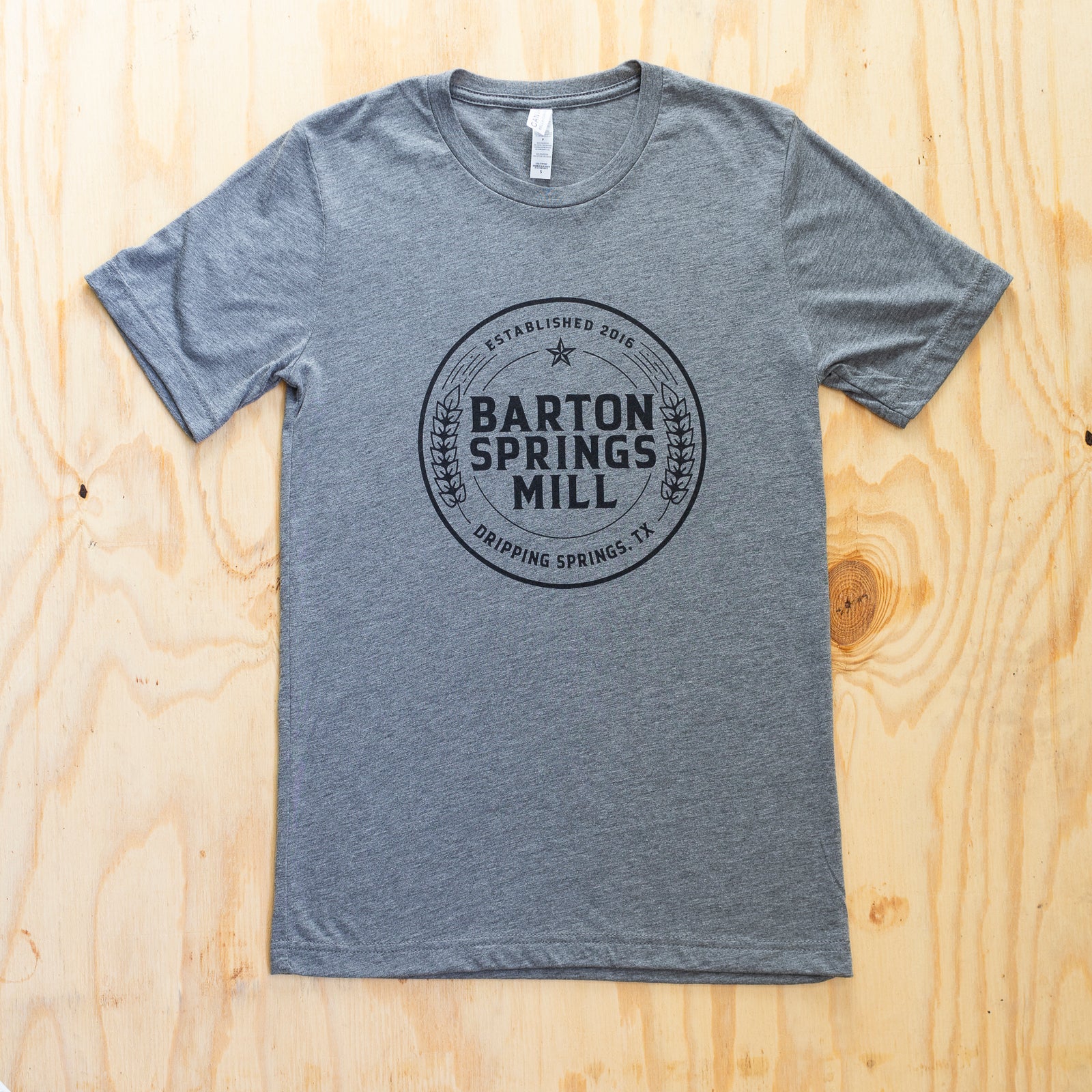 Short Sleeve Grey Logo T-Shirt