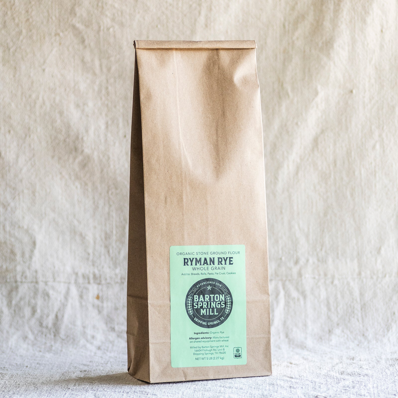 Ryman Rye Flour (certified organic)