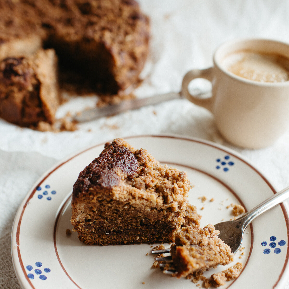 Spelt Flour Coffee Cake