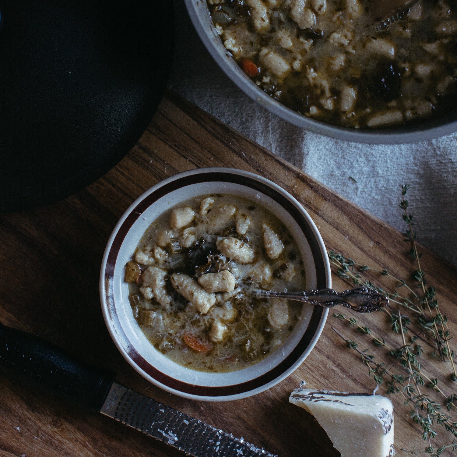 Vegetable Dumpling Soup