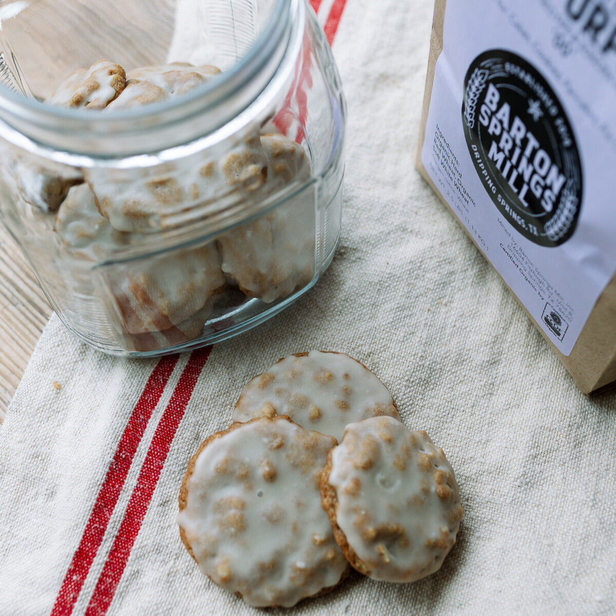 Iced Oatmeal Cookies
