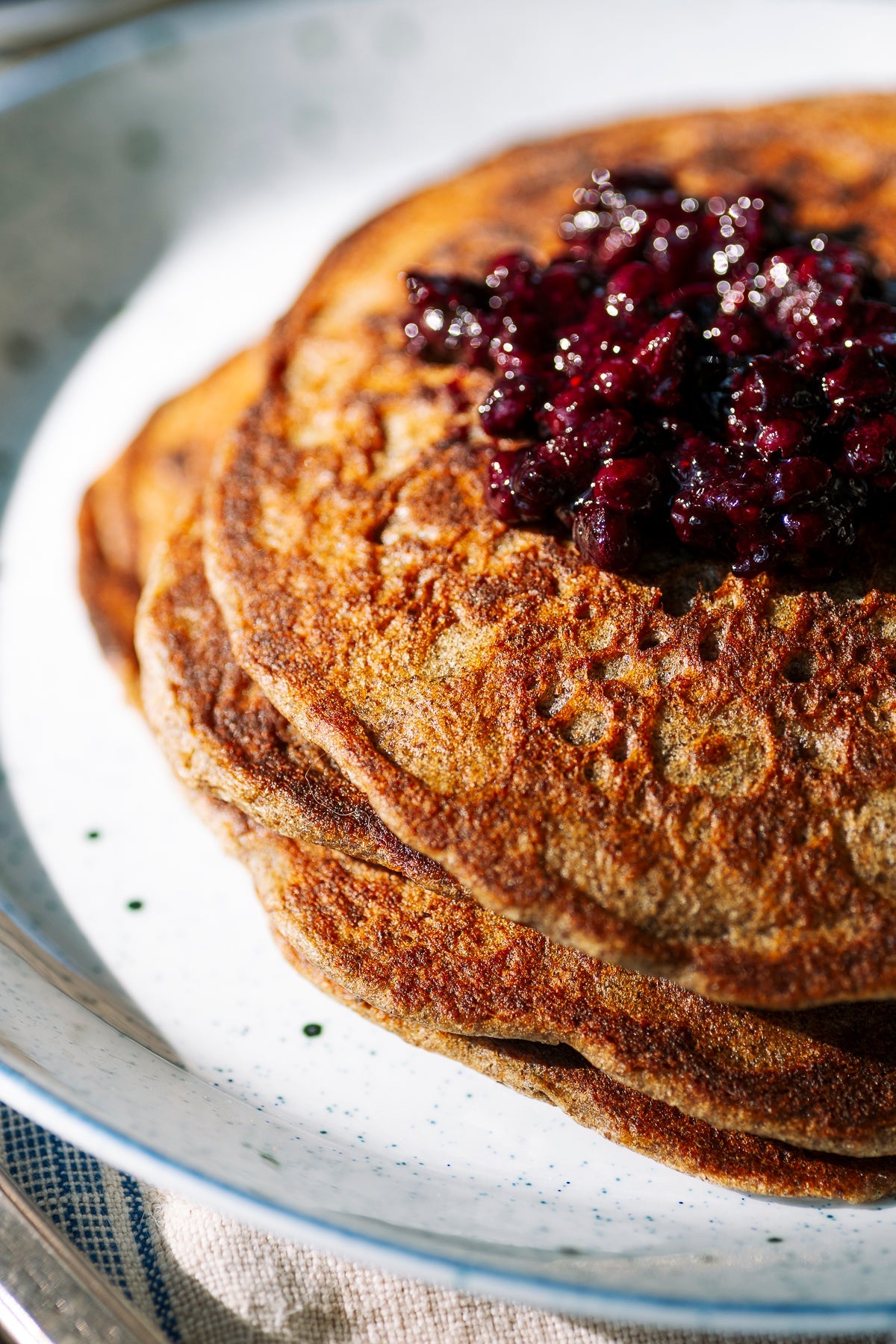 Home-Milled Flour Sourdough Pancakes