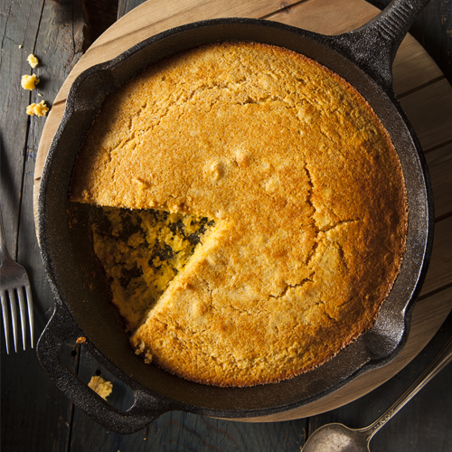 Cast-Iron Skillet Cornbread - RECIPE UPDATED!
