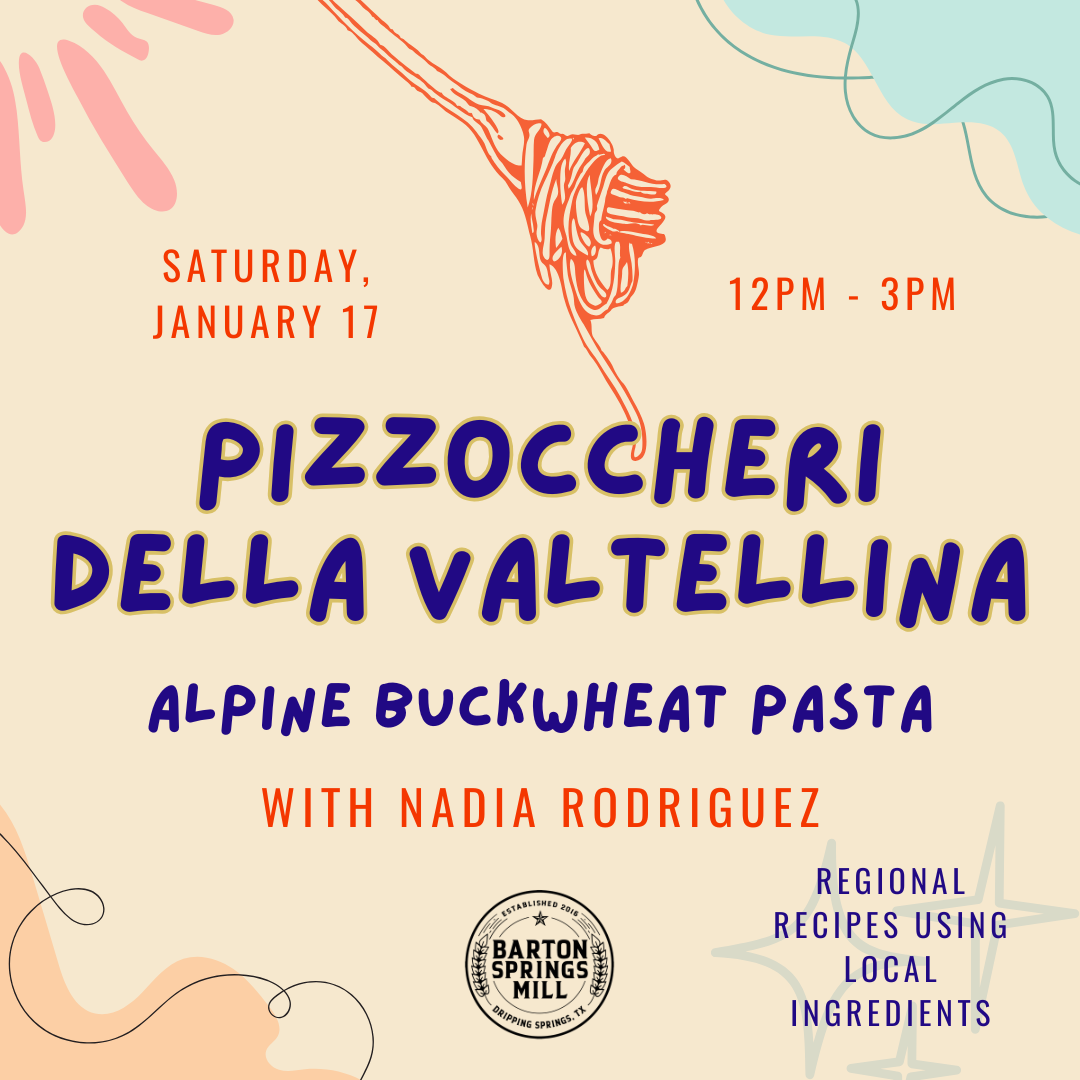 JANUARY 17, 2026: Pizzoccheri della Valtellina (Alpine Buckwheat Pasta)