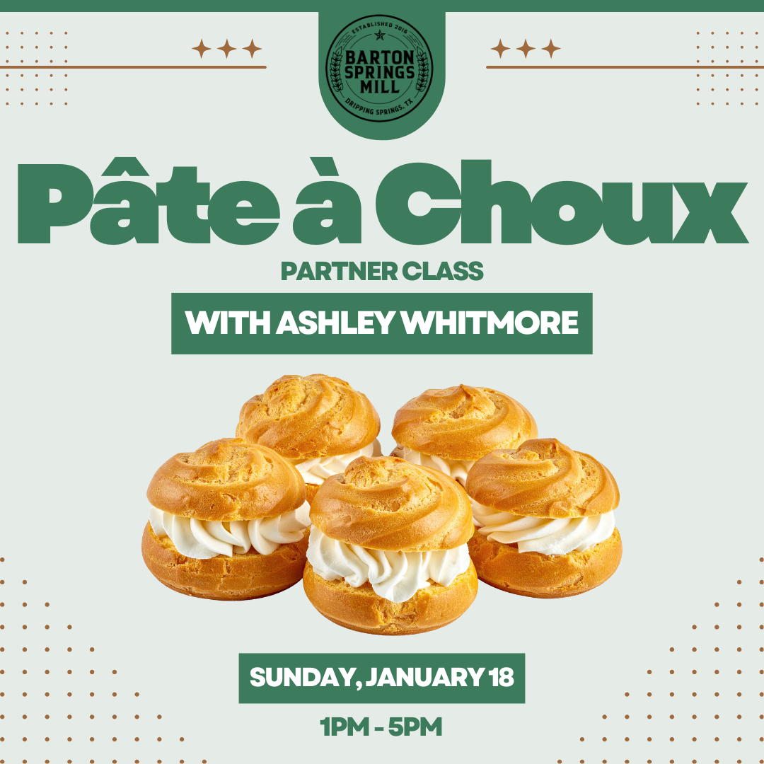 JANUARY 18, 2026: Partner&#39;s Choux Pastry - Éclairs, Profiteroles, &amp; Gougères