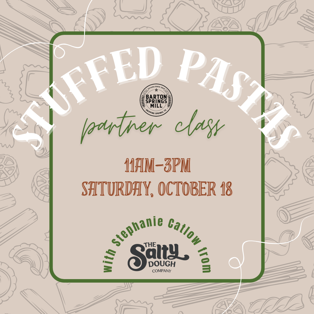 OCTOBER 18, 2025: Stuffed Pastas (Partner Class)