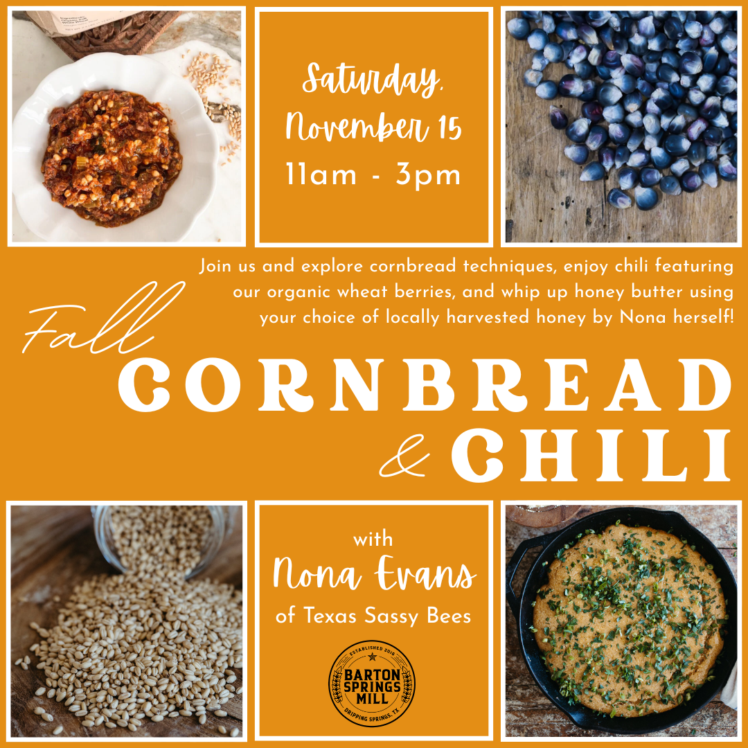 NOVEMBER 15, 2025: Fall Cornbread & Chili
