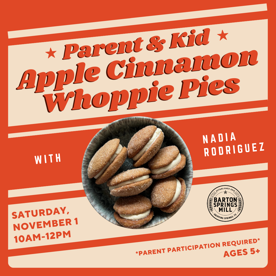 NOVEMBER 1, 2025: Parent & Me - Whoopie Pies (Partner Class)