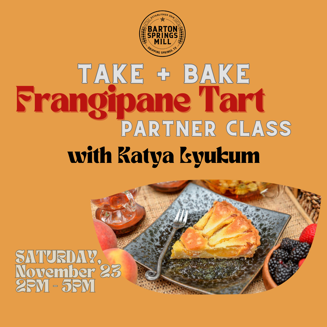 NOVEMBER 23, 2024: Take + Bake Frangipane Tart Partner Class