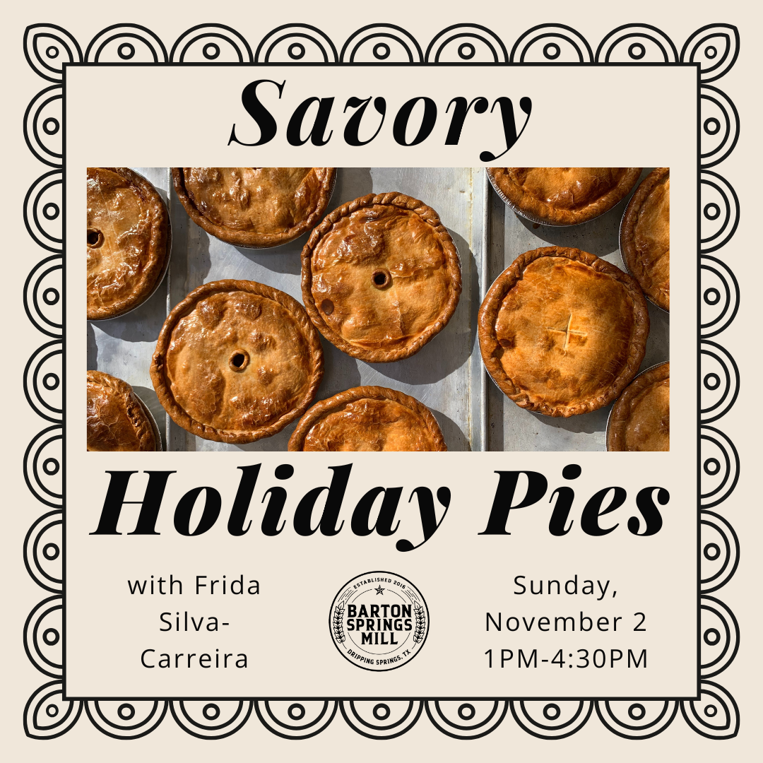 NOVEMBER 2, 2025: SAVORY Holiday Pies