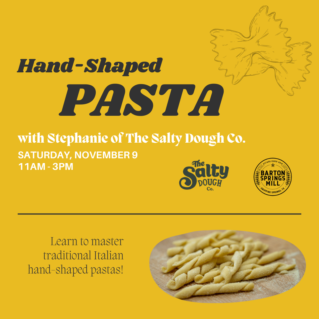 NOVEMBER 9, 2024: Hand-Cut Pasta