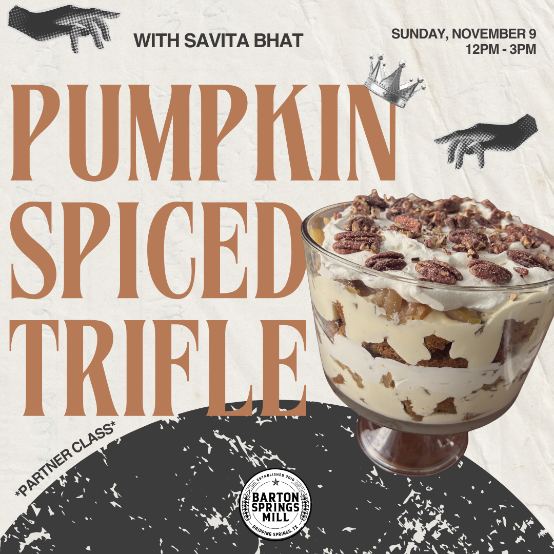 NOVEMBER 9, 2025: Pumpkin Spice Trifle (Partner Class)