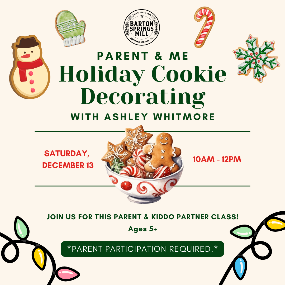 DECEMBER 13, 2025: Parent & Me - Cookie Decorating