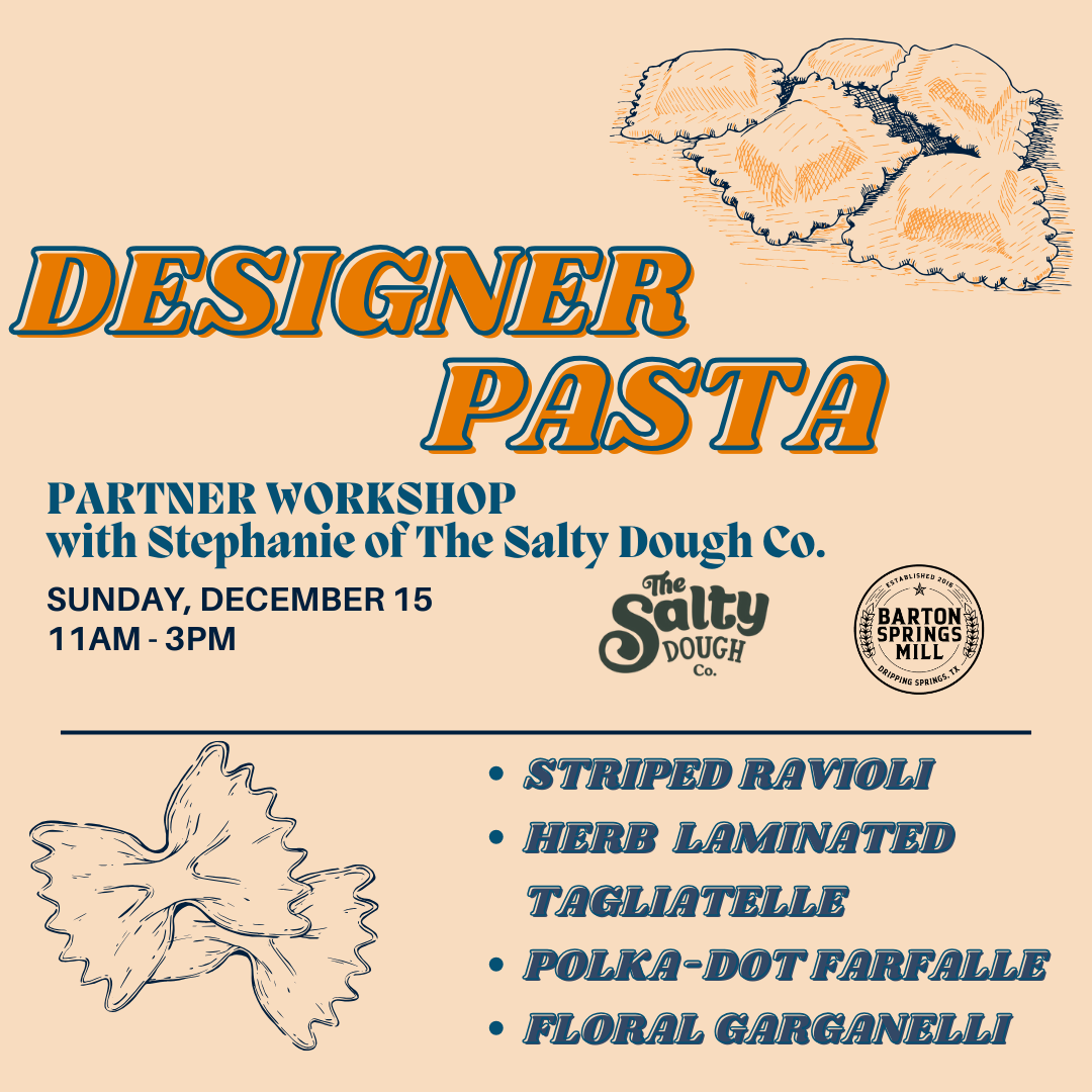 DECEMBER 15, 2024: Designer Pasta Partner Workshop