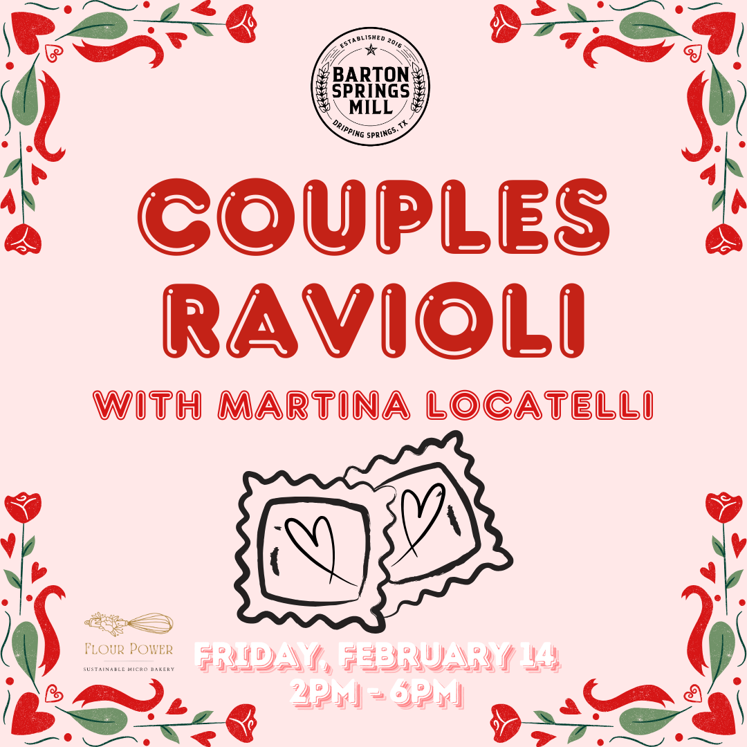 FEBRUARY 14, 2025: Heart Shaped Ravioli - Couples Workshop