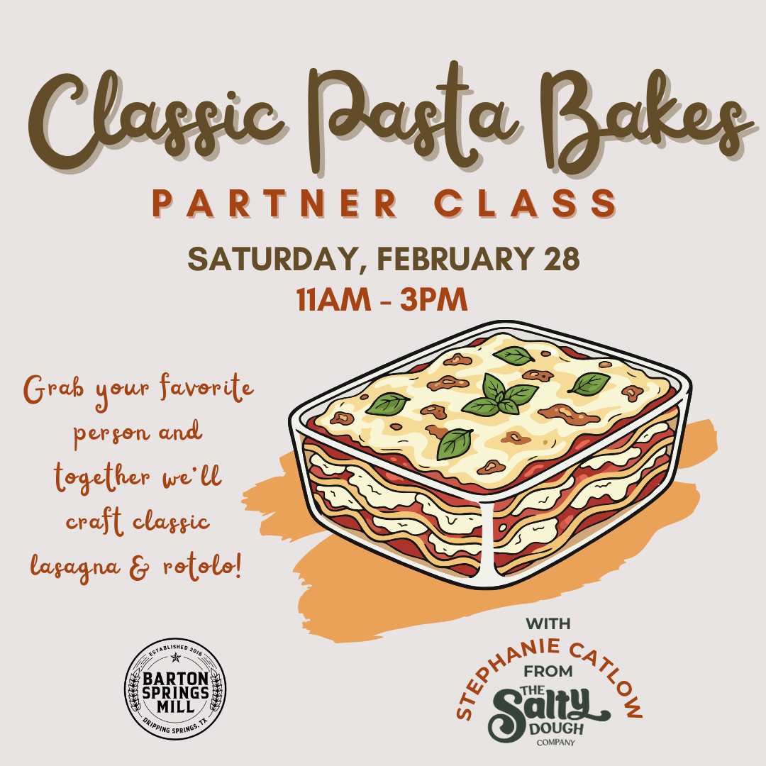 FEBRUARY 28, 2026: Classic Pasta Bakes (Partner Class)
