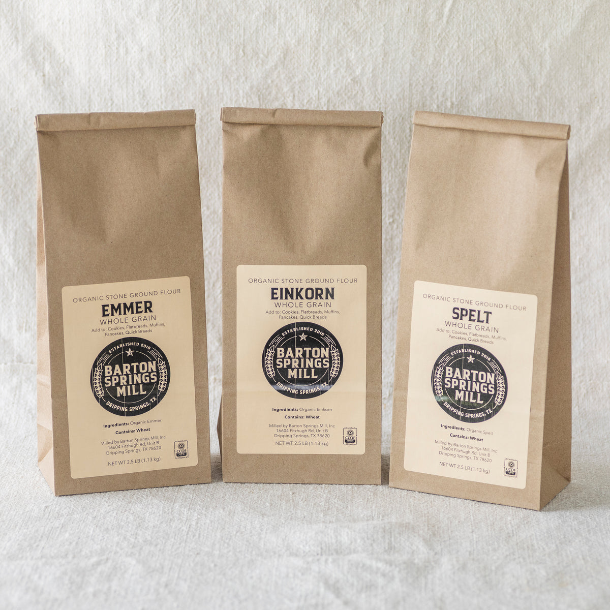 Ancient Flours Bundle (certified organic)