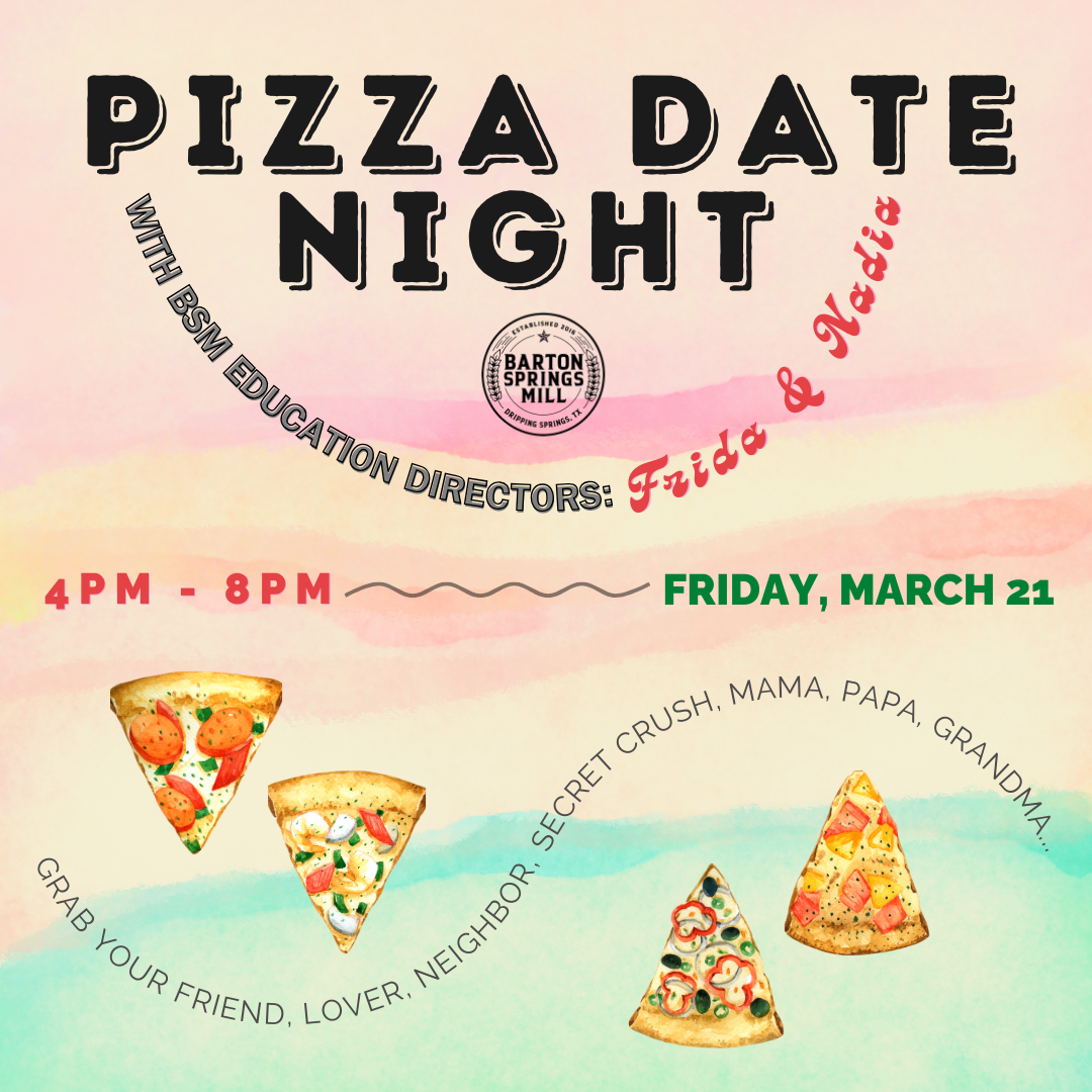 MARCH 21, 2025: Pizza Date Night with BSM Education Directors! (Partner Class)