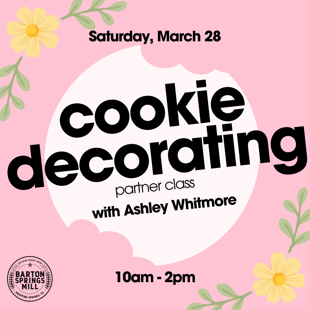MARCH 28, 2026: Spring Cookie Decorating (Partner Class)