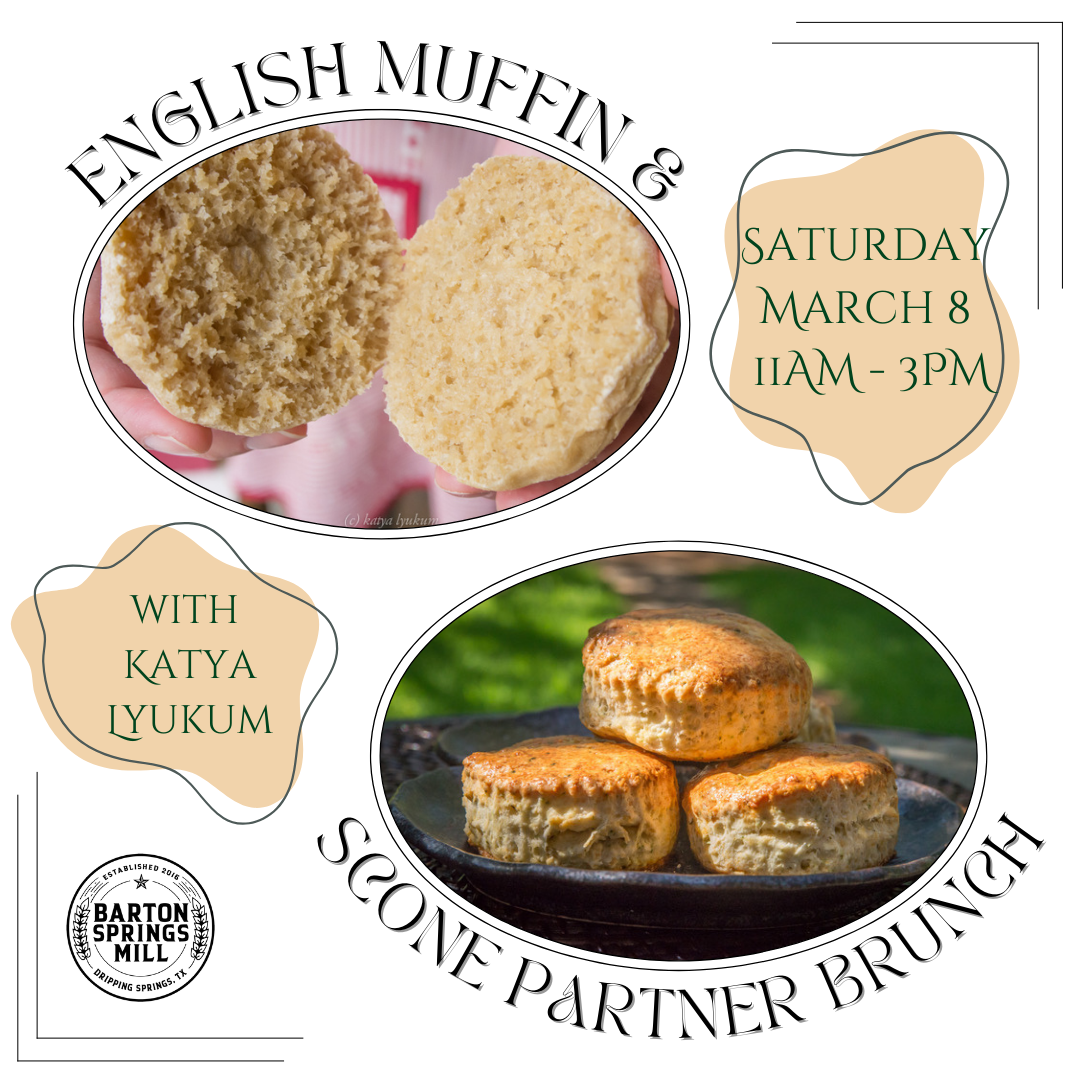 MARCH 8, 2025: English Muffin + Scone Partner Brunch