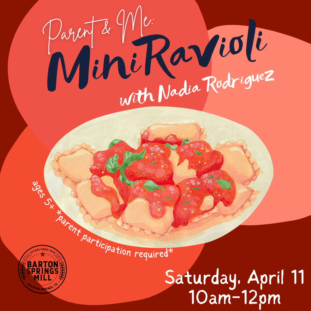 APRIL 11, 2026: Parent &amp; Me - Mini Ravioli (Partner Class)