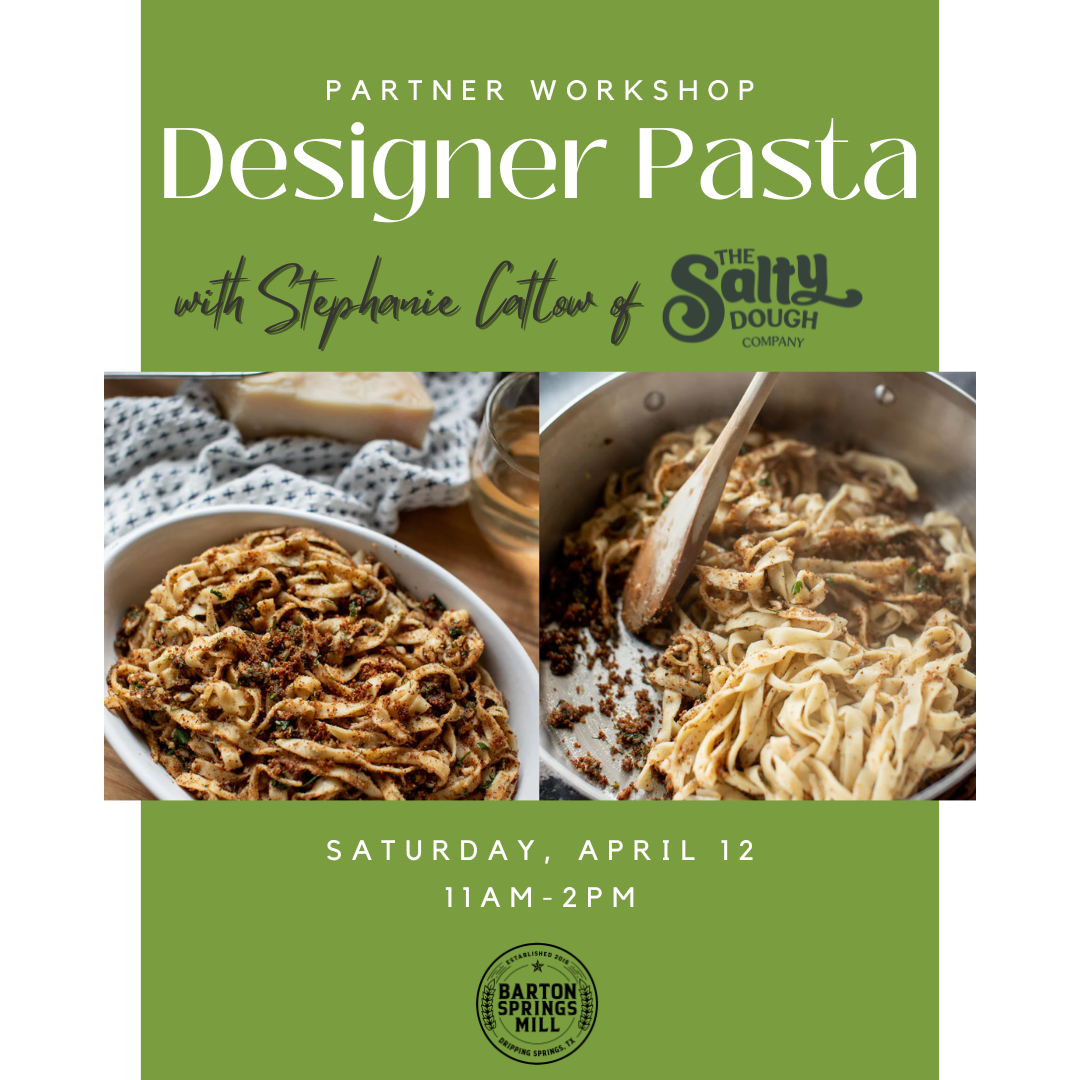 APRIL 12, 2025: Designer Pasta Partner Workshop