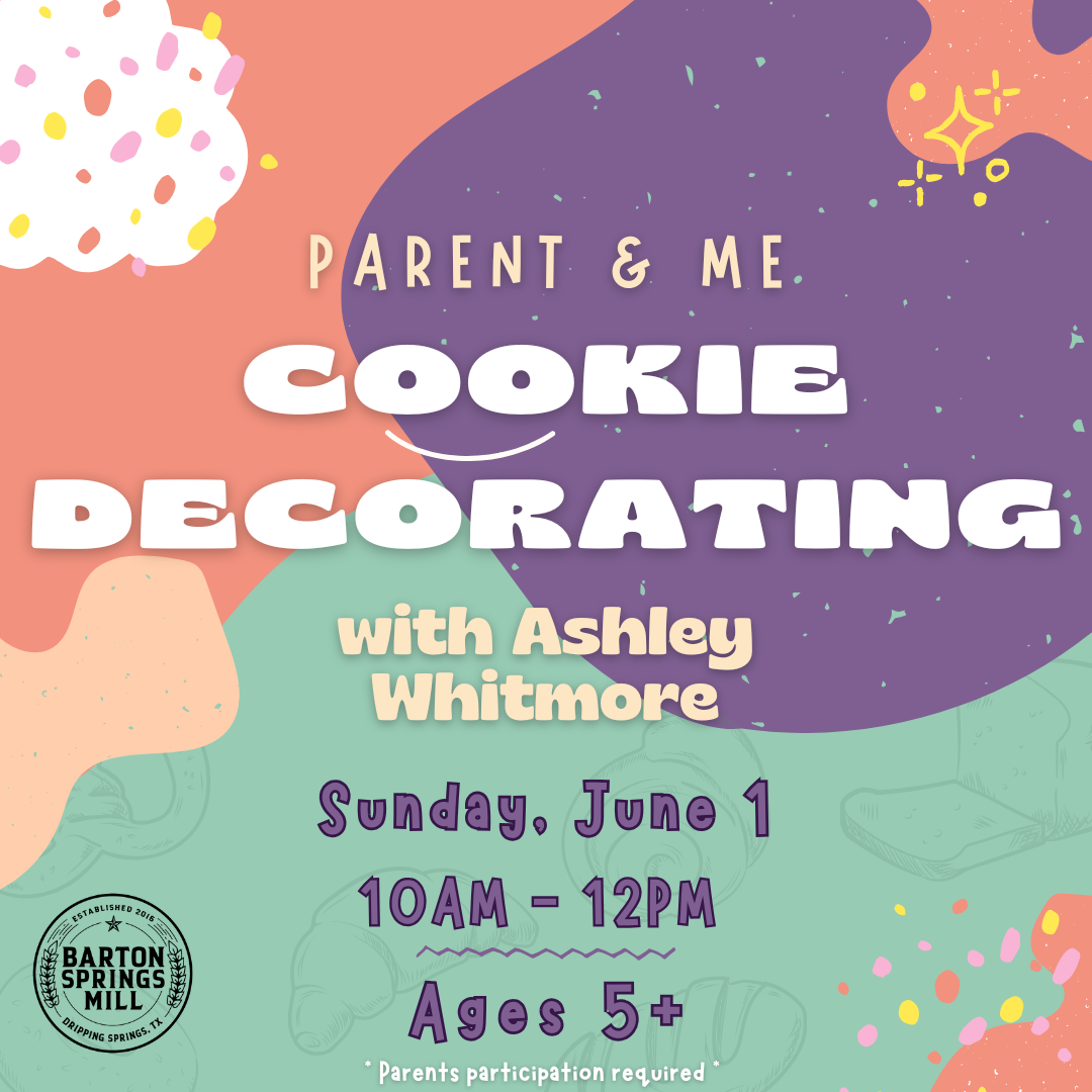 JUNE 1, 2025: Parent + Me - Kid's Cookie Decorating (Partner Class)