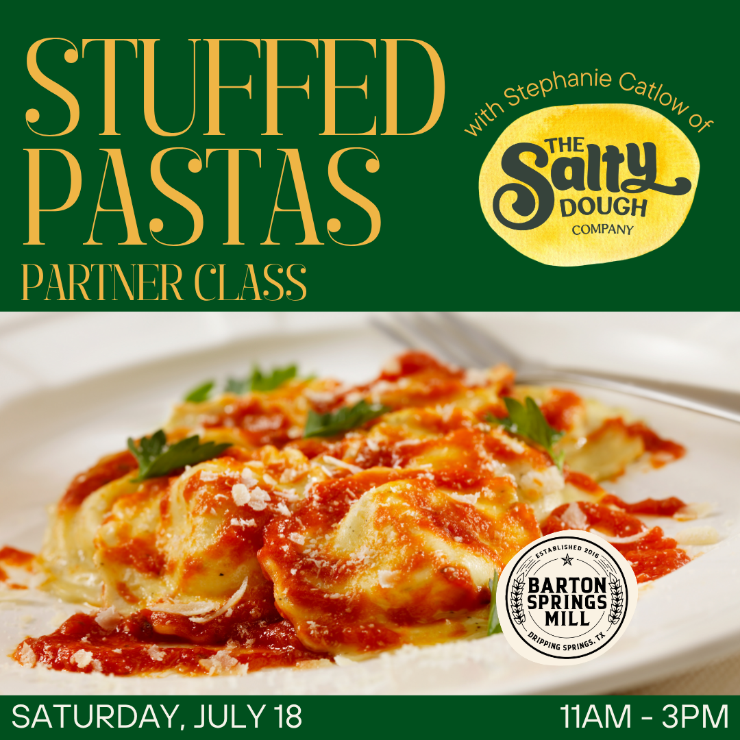 JULY 18, 2026: Stuffed Pastas (Partner Class)