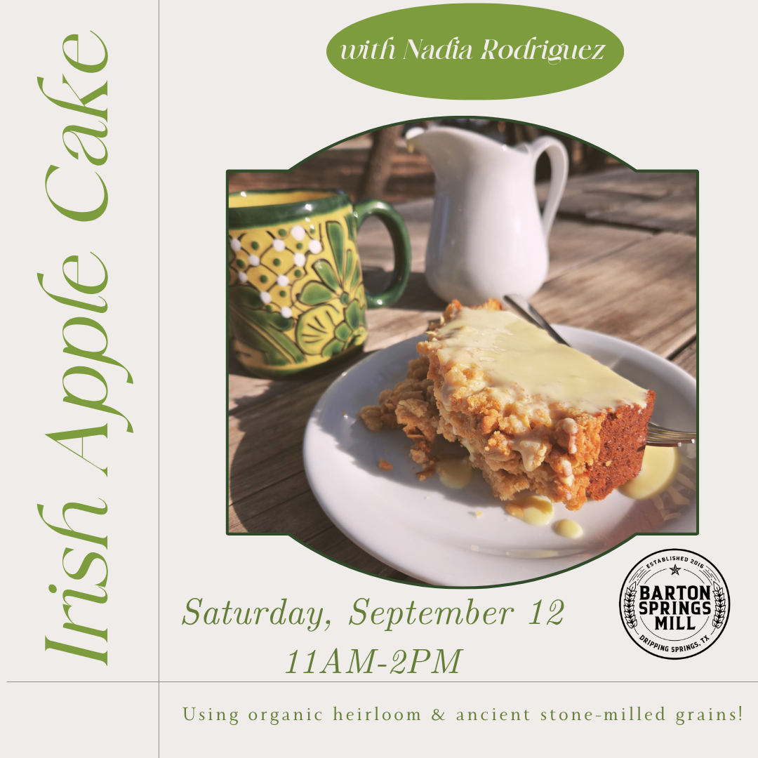 SEPTEMBER 12, 2026: Irish Apple Cake
