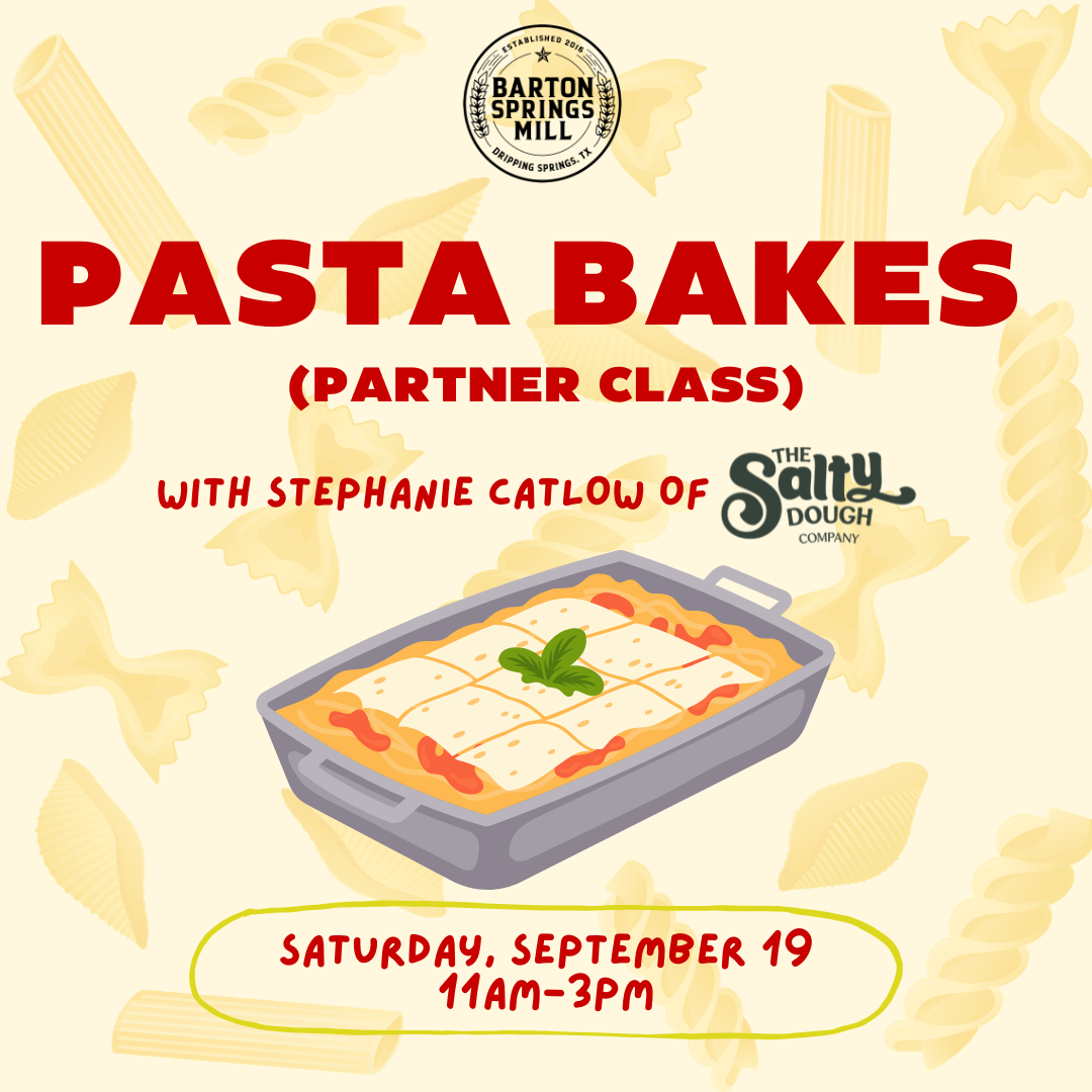 SEPTEMBER 19, 2026: Classic Pasta Bakes (Partner Class)