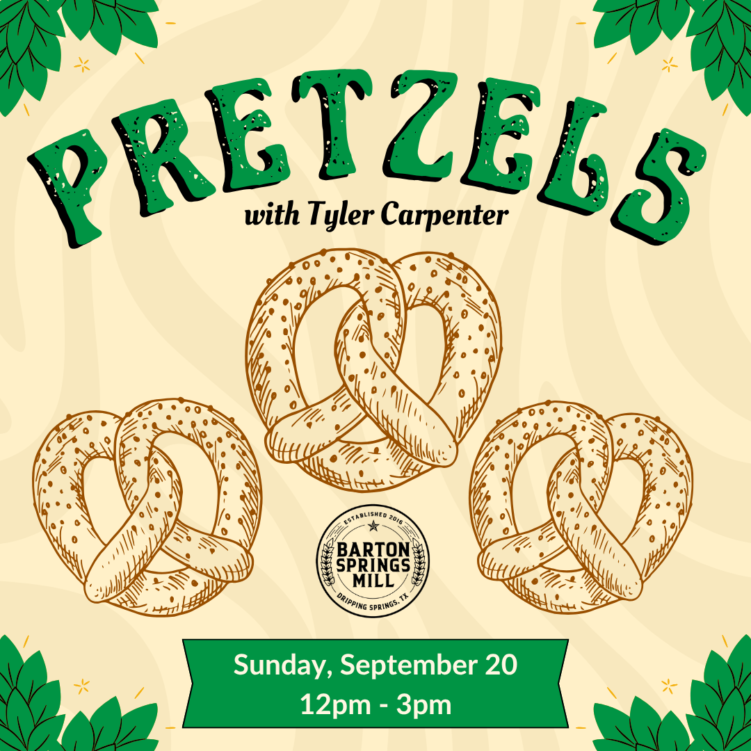SEPTEMBER 20, 2026: Pretzels