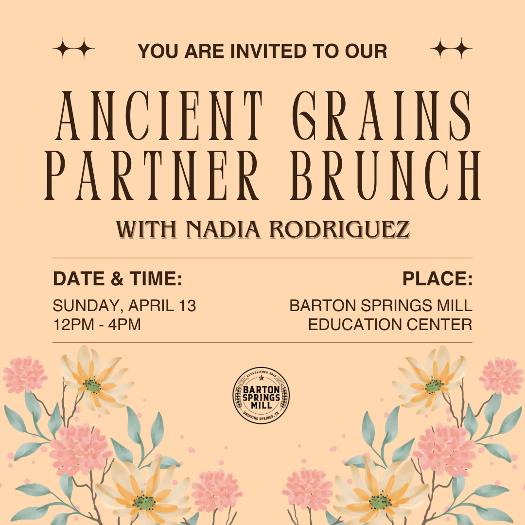 APRIL 13, 2025: Ancient Grains Partner Brunch