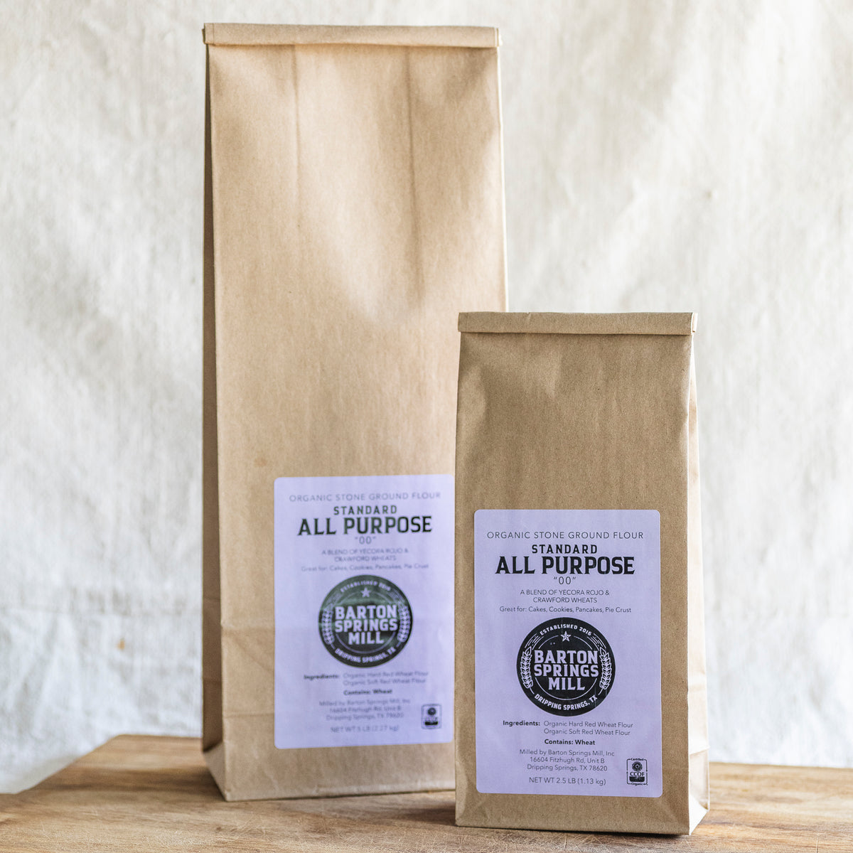 New! Stone-Milled All-Purpose Flour (certified organic)