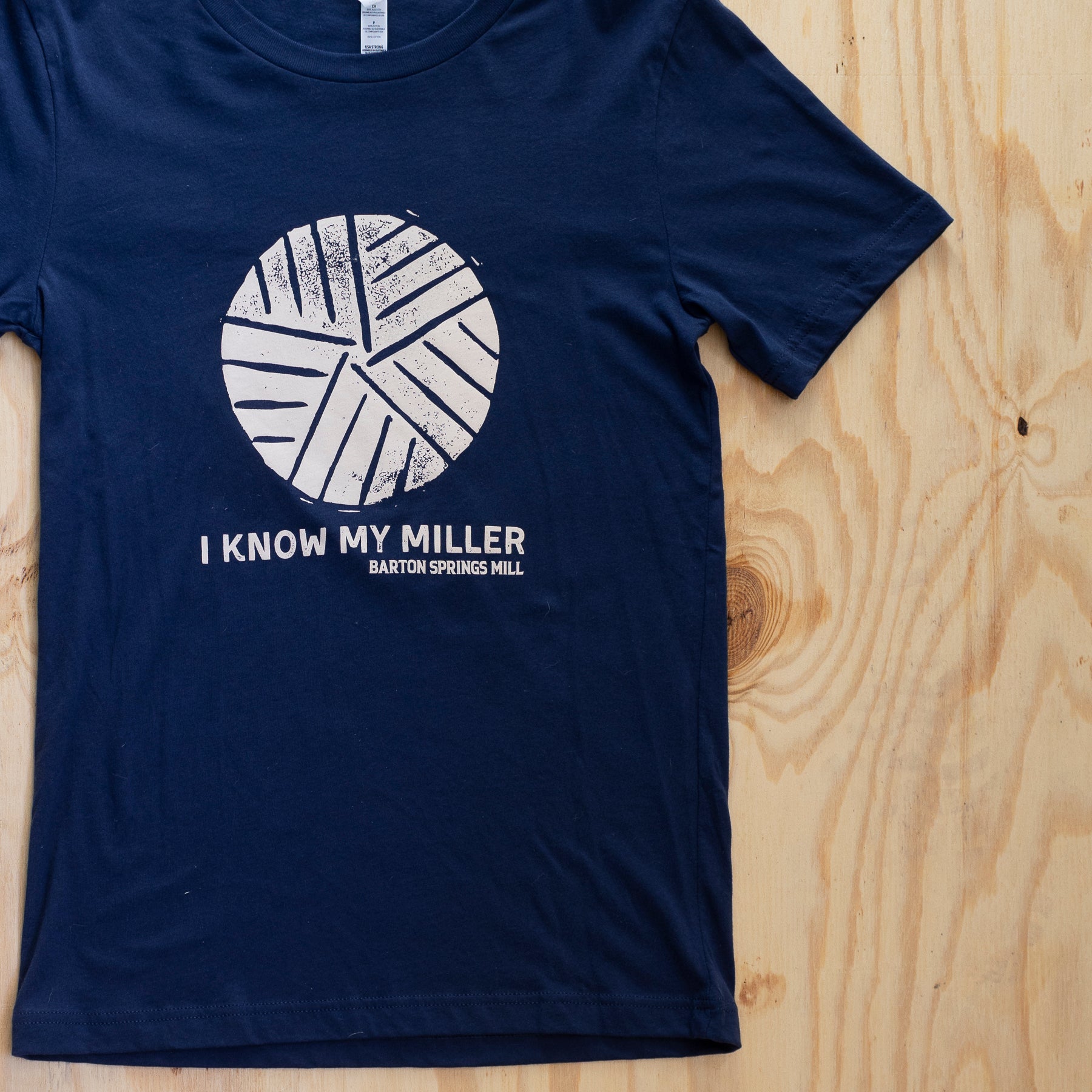 Short Sleeve Navy Millstone T-Shirt