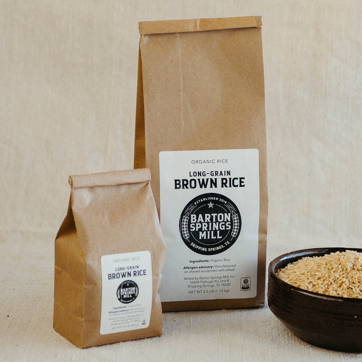 New! Organic Long-Grain Rice
