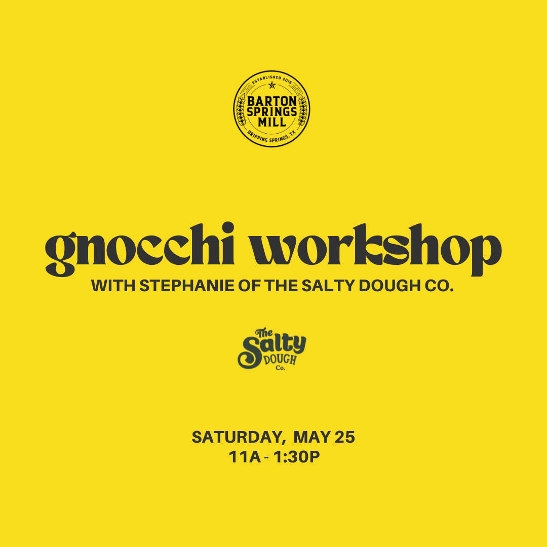 MAY 25, 2024: Gnocchi Workshop
