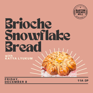 DECEMBER 8, 2023: Brioche Snowflake Bread