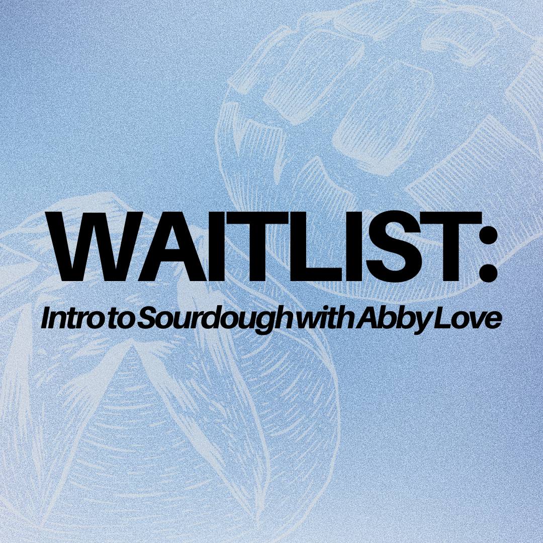 WAITLIST - Intro to Sourdough with Abby Love