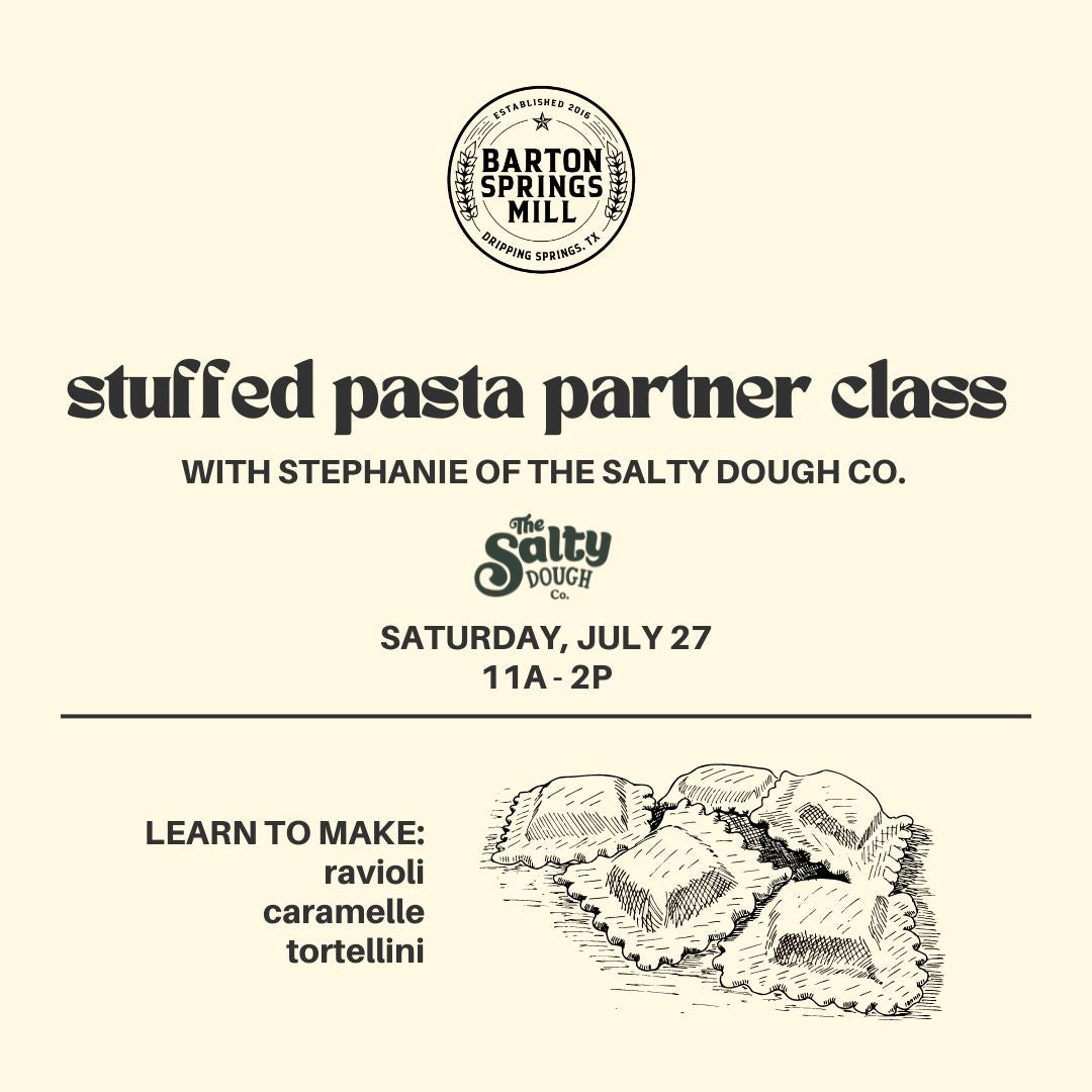 JULY 27, 2024: Stuffed Pasta Partner's Class
