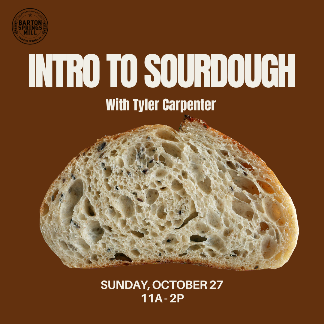 OCTOBER 27, 2024: Intro to Sourdough with Tyler Carpenter