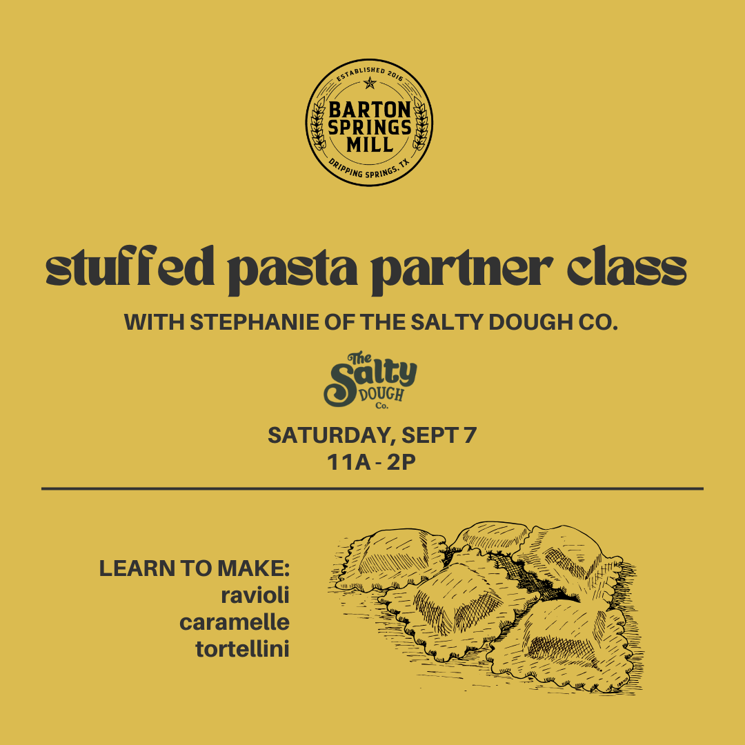 SEPTEMBER 7, 2024: Stuffed Pasta Partner's Class