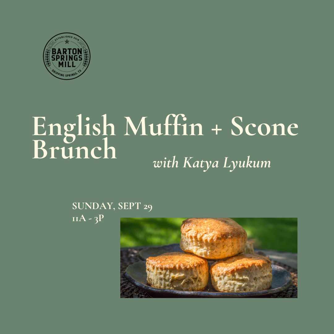 SEPTEMBER 29, 2024: English Muffin + Scone Brunch