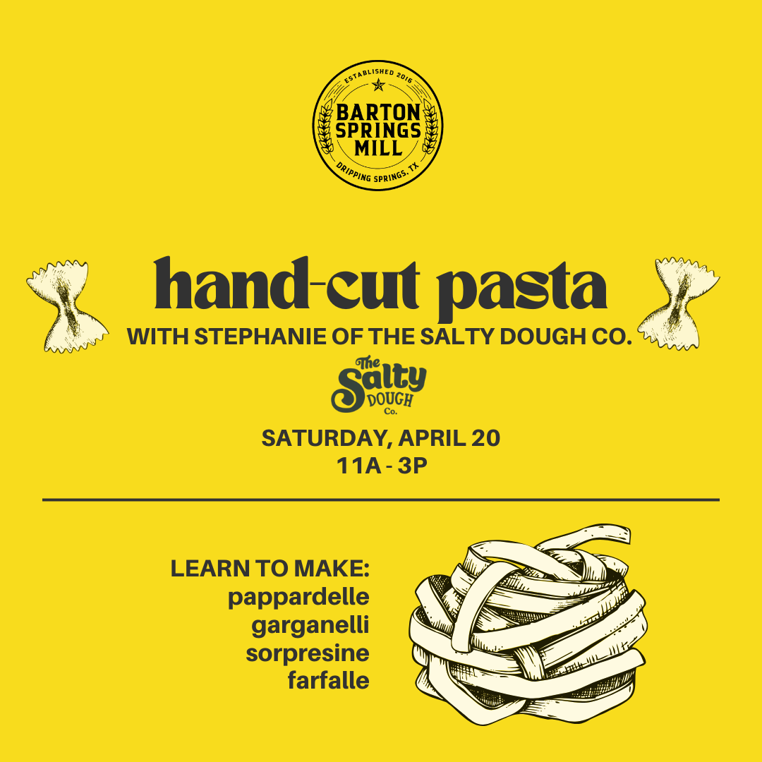 APRIL 20, 2024: Hand-Cut Pasta