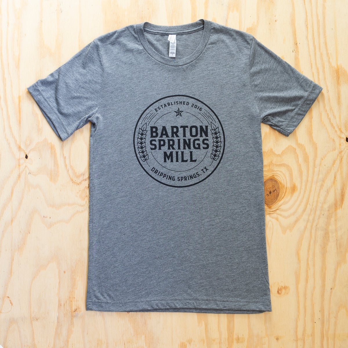 Short Sleeve Grey Logo T-Shirt