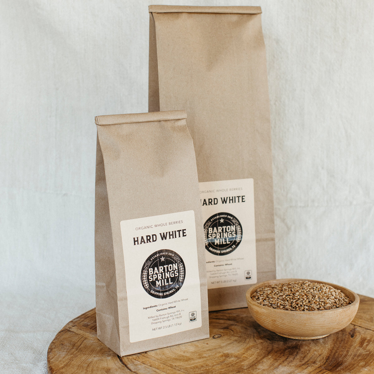 Hard White Wheat Berries (certified organic)
